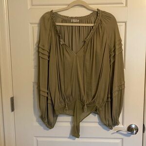 Free people boho hippie shirt - size S